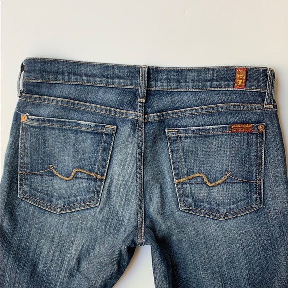 7 For All Mankind Bootcut Jeans Size 27 - Picture 4 of 8
